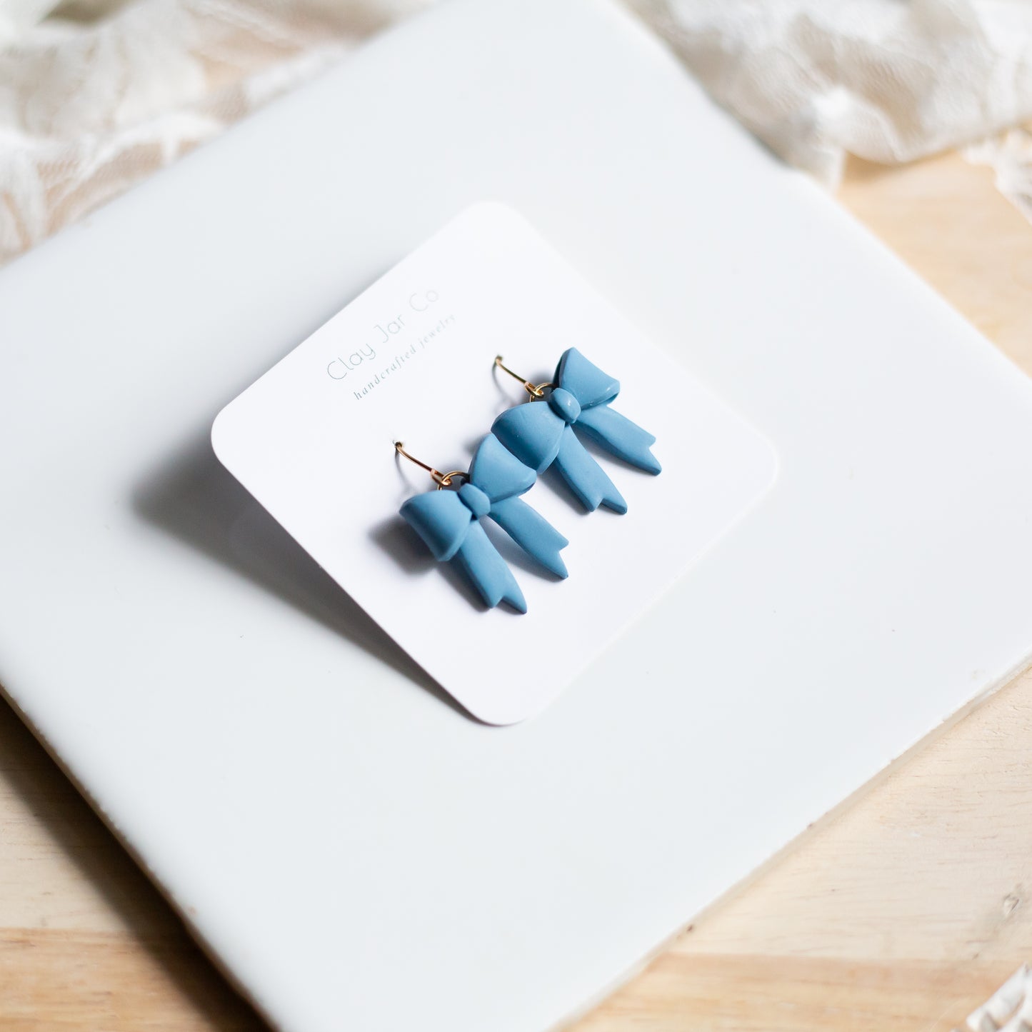 Spring Minnie Bow Dangle Earrings