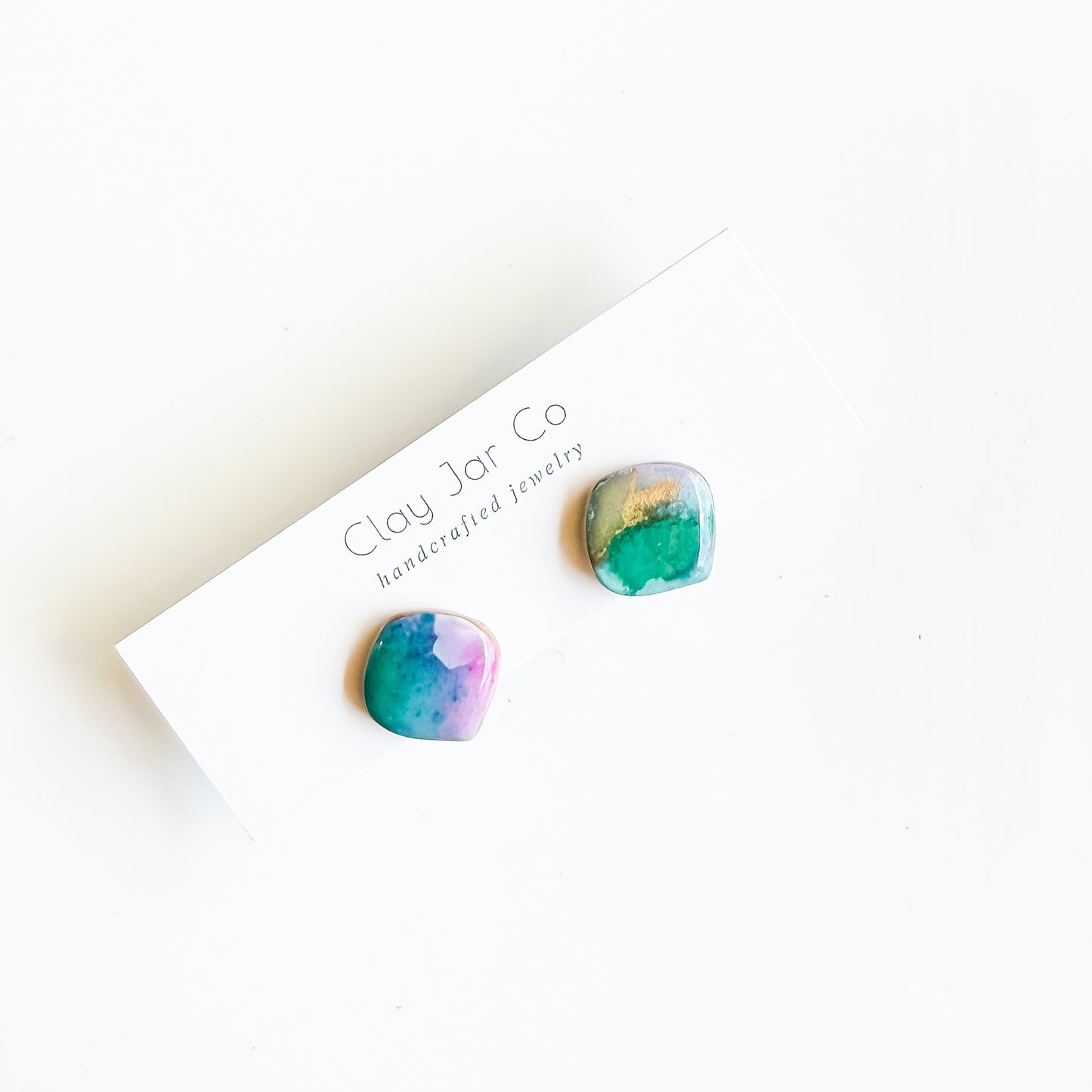 Stellar Round Stud Earrings