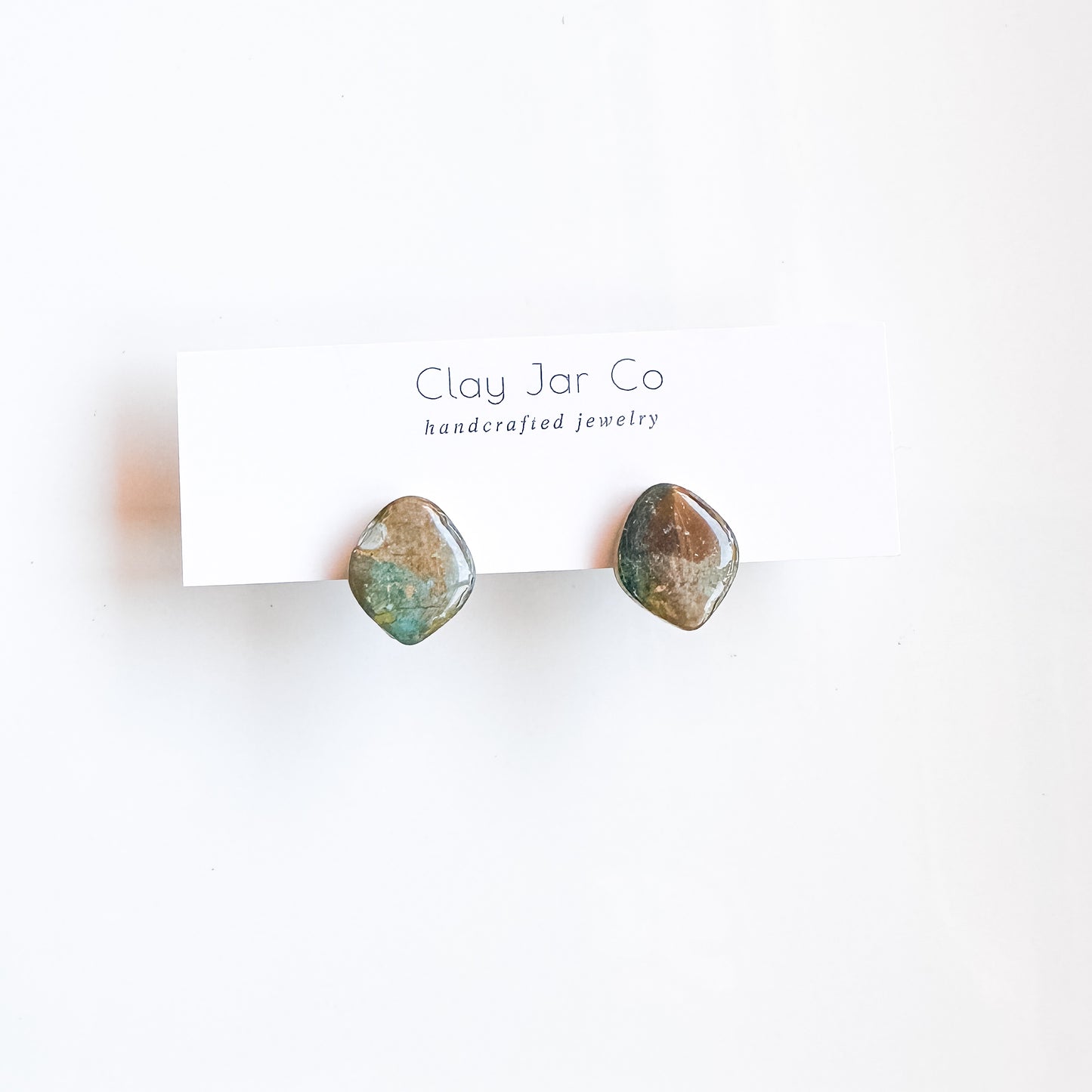 The Creation Story Genesis 1:10 Stud Earrings