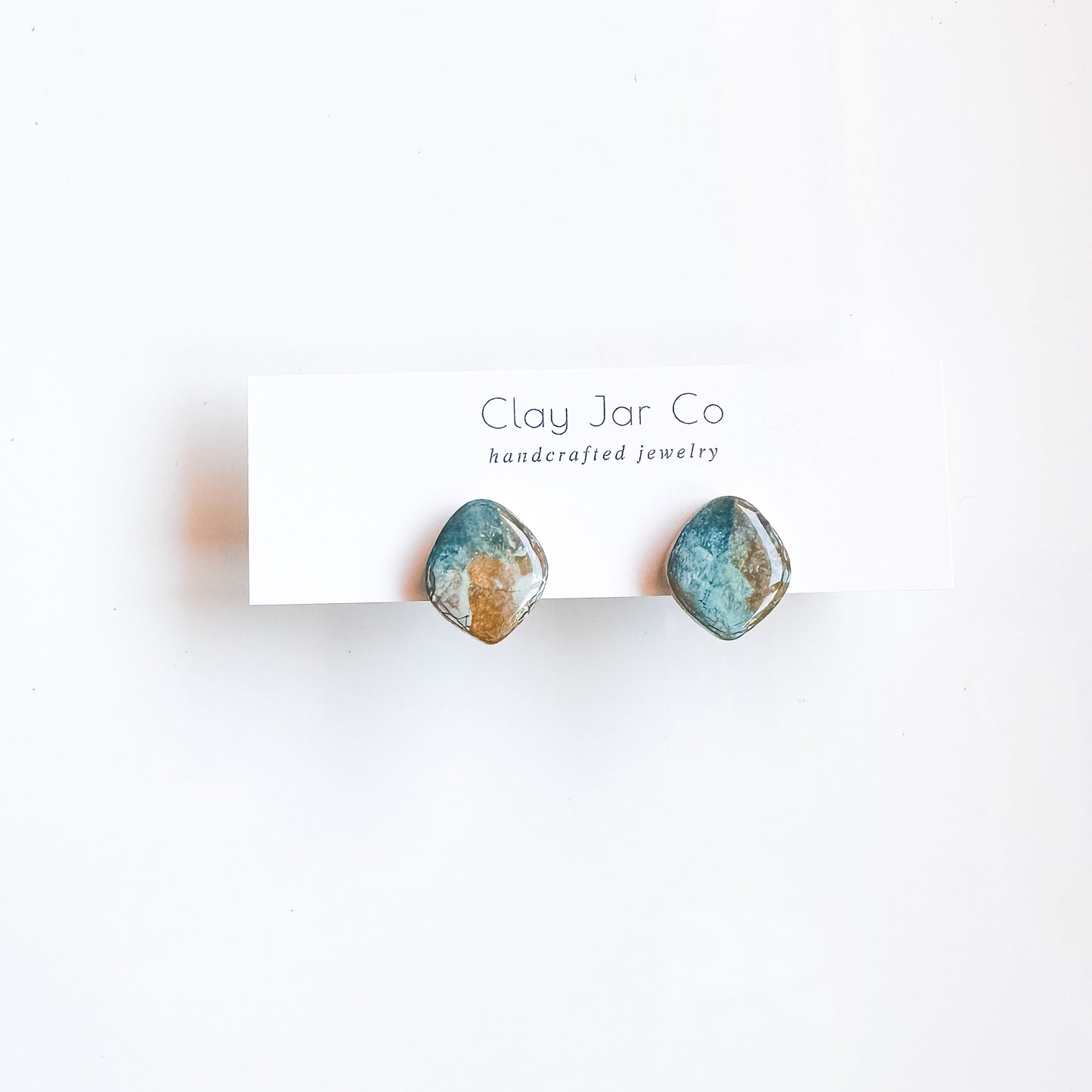 The Creation Story Genesis 1:10 Stud Earrings